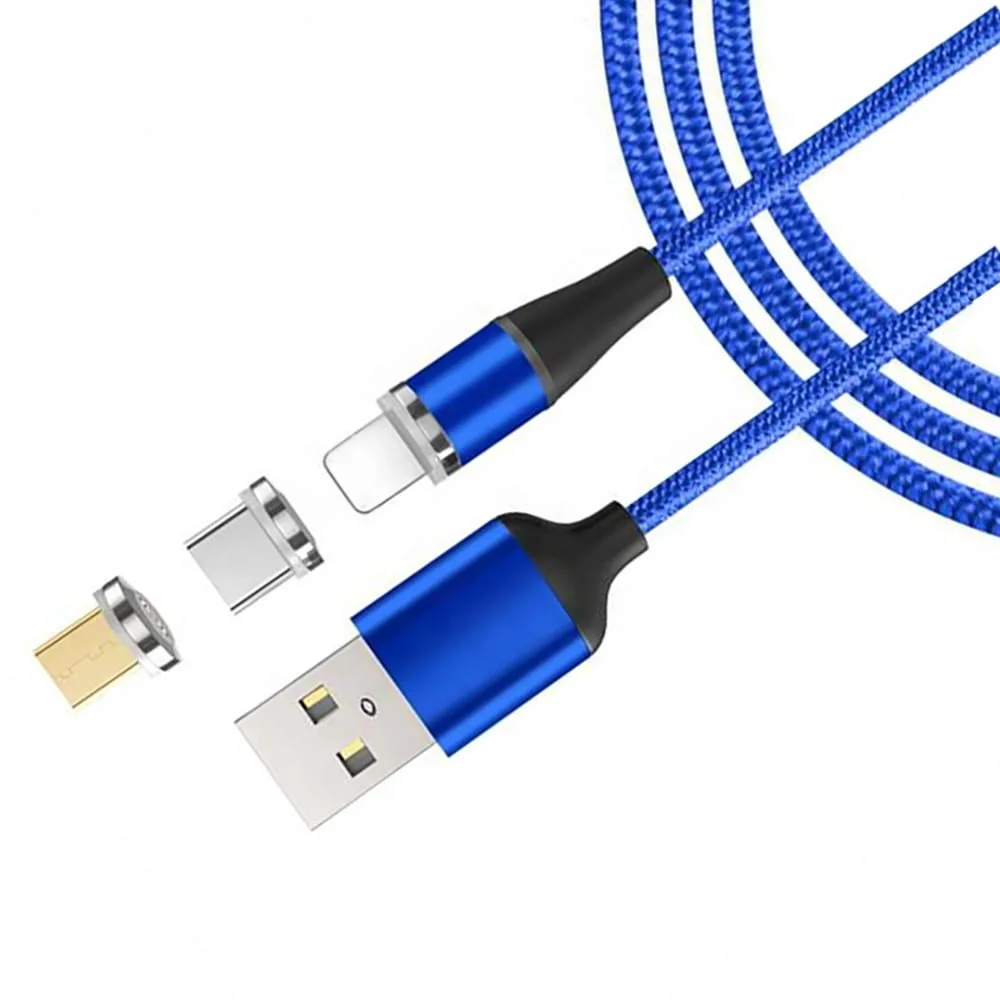 USB-A to USB-C / Micro USB / Lightning Charging Cable