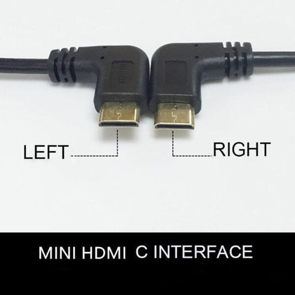 90 Degree MINI HDMI to HDMI Cable