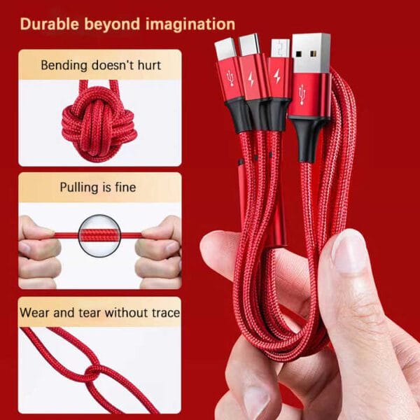 3 in 1 Charging Cord