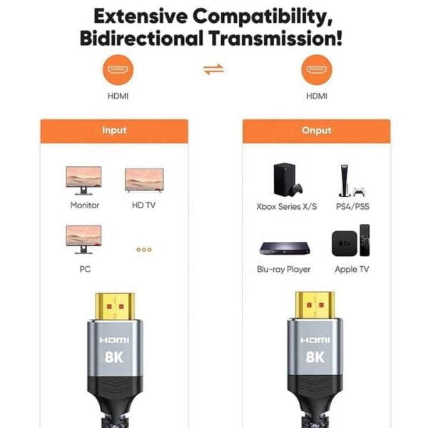 8K HDMI 2.1 Cable