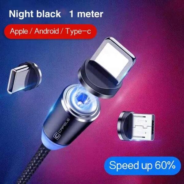 3 in 1 magnetic charging cable