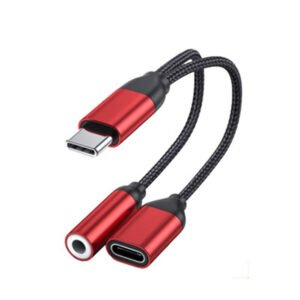 Type C to 3.5mm Headphone and Charger Adapter