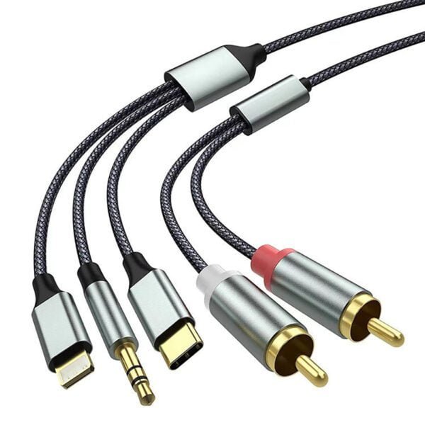 Type C to 2RCA Audio Cables