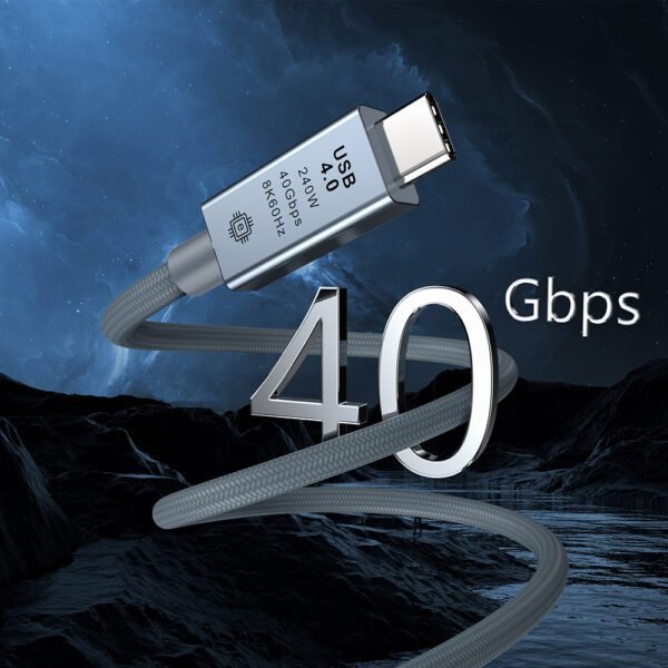 Type C 40gbps USB 4 Thunderbolt Cable