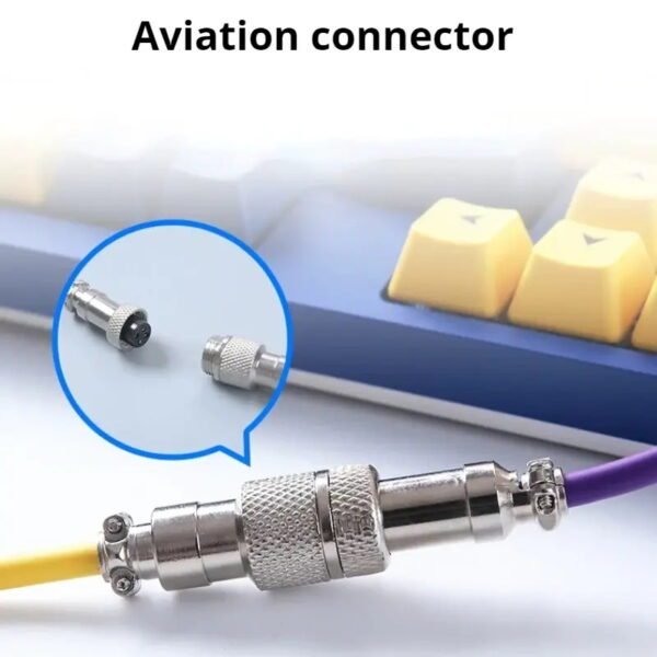 Type C Keyboard Coiled Cable