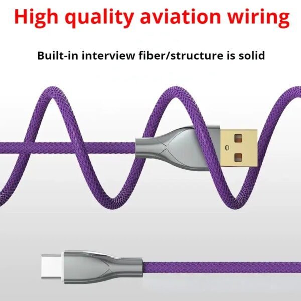 Type C Keyboard Coiled Cable