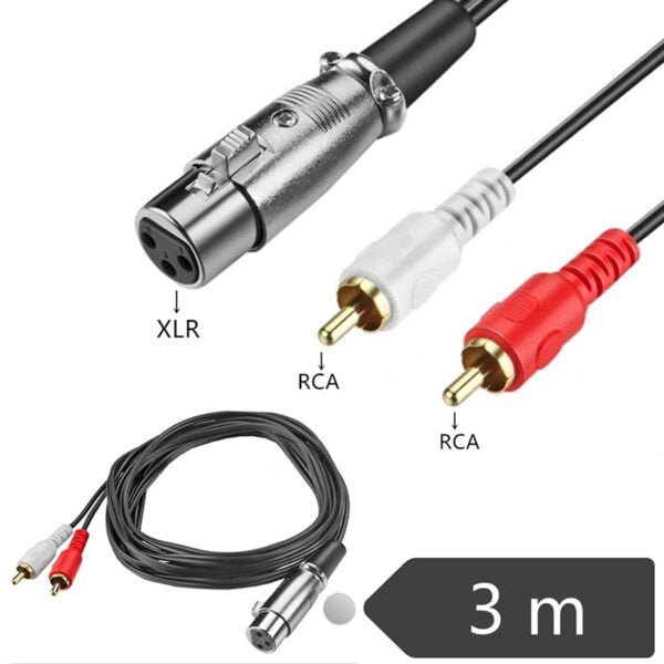 Xlr to Rca Cable