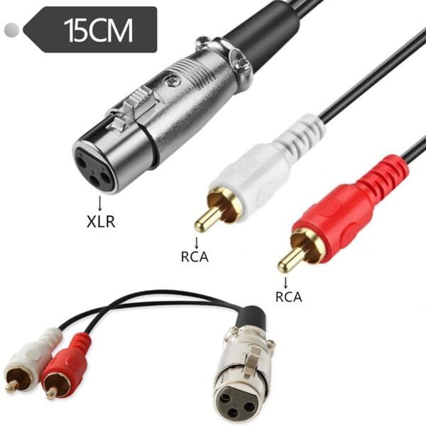 Xlr to Rca Cable