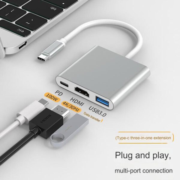 Type C to USB and HDMI USB Hub