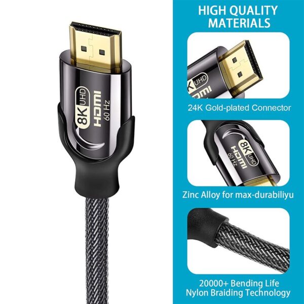 HDMI 8k HDMI Cord for Monitor