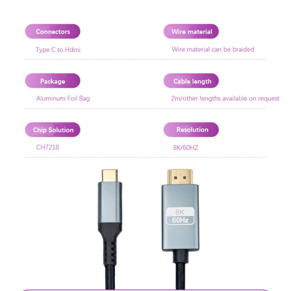 USB C to HDMI Cable