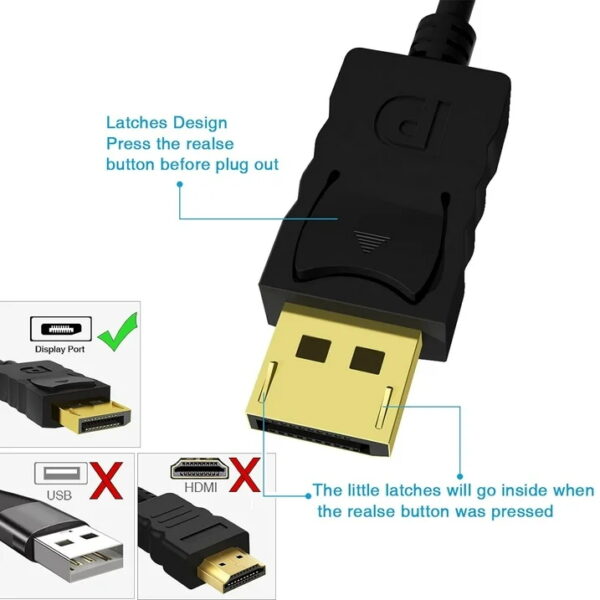 Display Port to Vga Cable