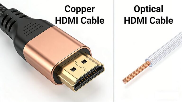 fiber vs copper hdmi 2.1