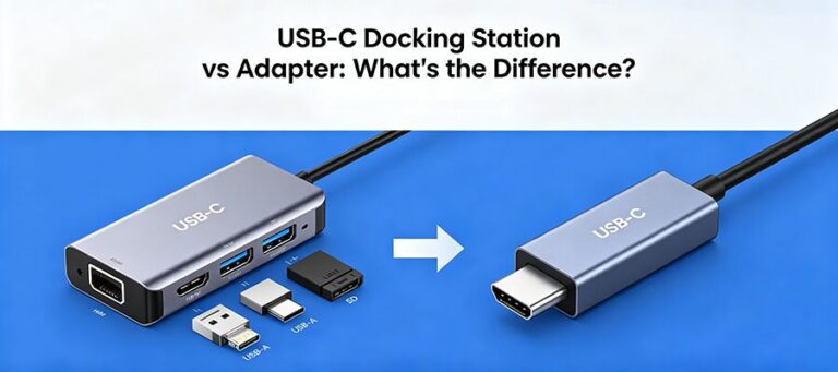 USB-C Docking Station vs Adapter